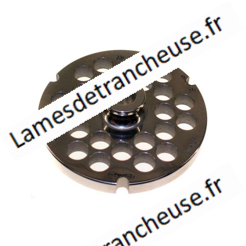 PLAQUE INOX   MOD.32/12 MM 3 Crans